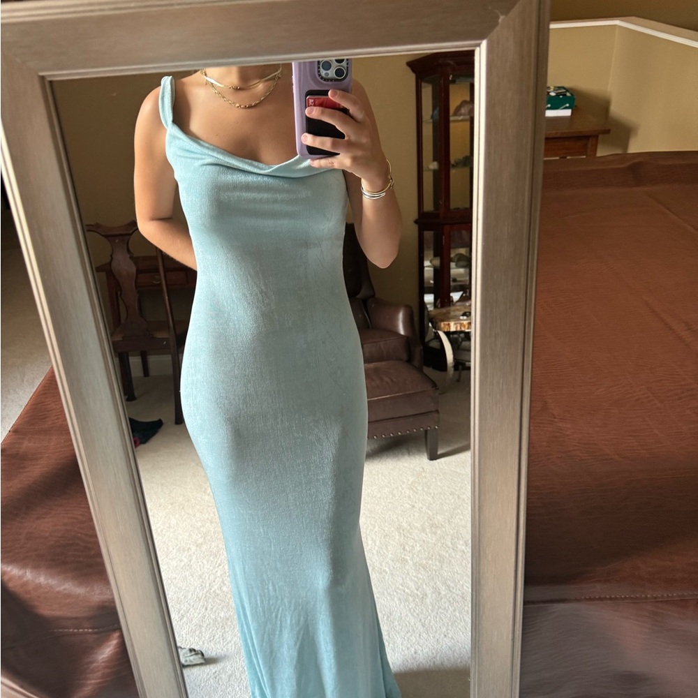 Cider Teal Beach Coverup Dress